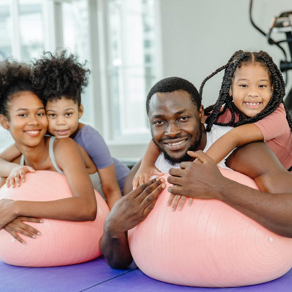 Anti Burst 65 cm Exercise Ball with Inflation Pump, Non-Slip Gym Ball, for Yoga, Pilates, Core Training Exercises at Home and Gym- Suitable for Men and Women - Goyaldeal.com