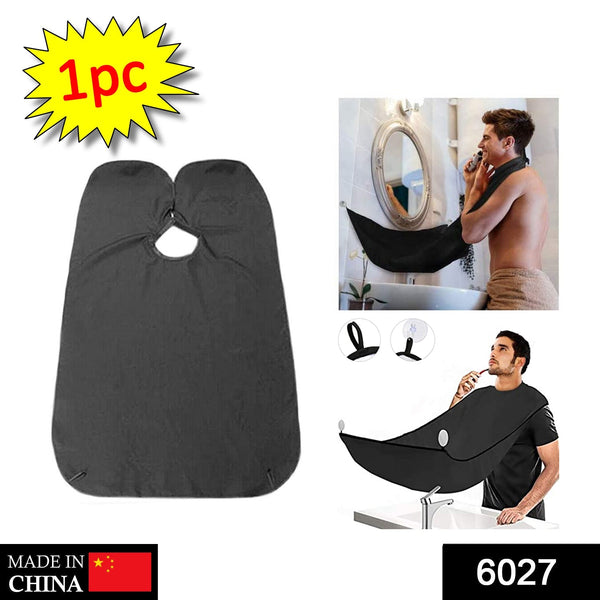 Black Beard Apron Hair Clippings Catcher Grooming Bib - Goyaldeal.com