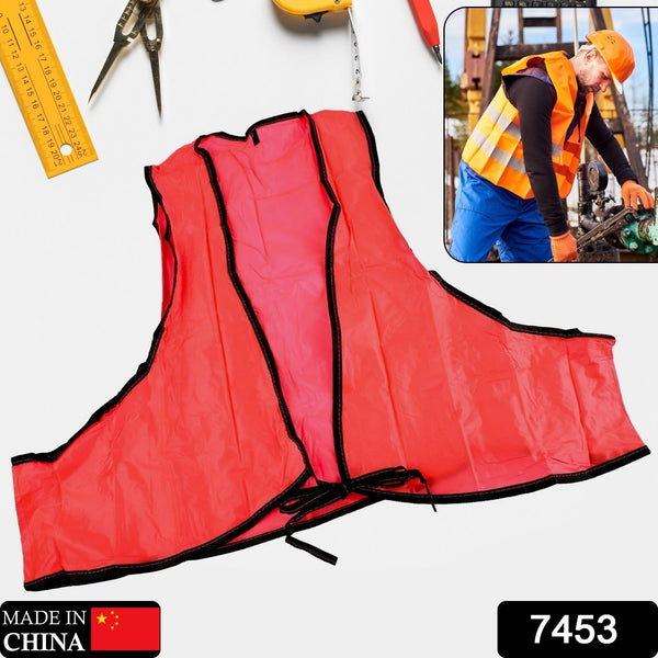 Economy PVC Safety Vest – Soft Vinyl, Tie Closure, High Visibility - Goyaldeal.com