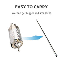Magic Toy Metal High Elasticity Steel Silver Appearing Cane Magic Toy Magic Steel - Goyaldeal.com
