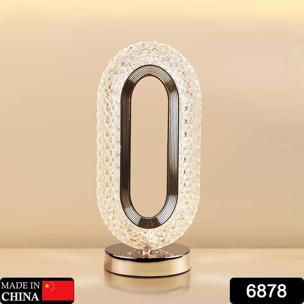 Touch Control Crystal Table Desk Lamp, 3-Way Dimmable Light, USB Rechargeable Crystal Diamond Table Lamp, Exquisite Night Stand Light Lamp Beside Lamp for Bedroom Living Room, Decorative Desk Lamp - Goyaldeal.com