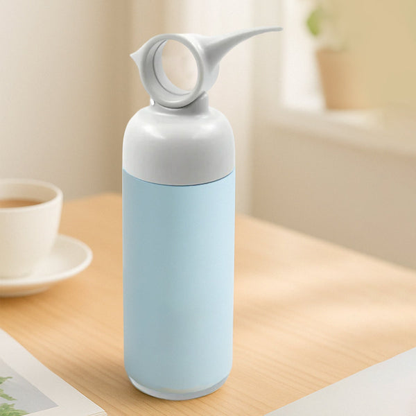 Stainless Steel Water Bottle With Handle Easy to Carry, Fridge Water Bottle, Leak Proof, Rust Proof, Hot & Cold Drinks, Gym Sipper BPA Free Food Grade Quality, Steel fridge Bottle For office/Gym/School (Approx 500 ML) - Goyaldeal.com