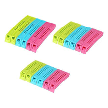 Plastic Snack Bag Clip Sealer Set (18 Pcs, Multicolour) - Goyaldeal.com
