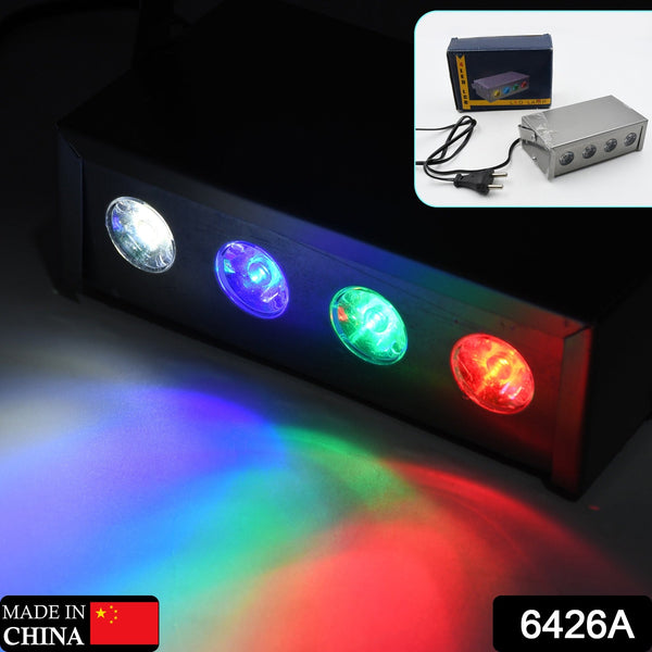 Mini Laser Projector Low Par Light 4 LED RGBW Stage Lighting Laser Light, Special Effects, Party Light - Goyaldeal.com