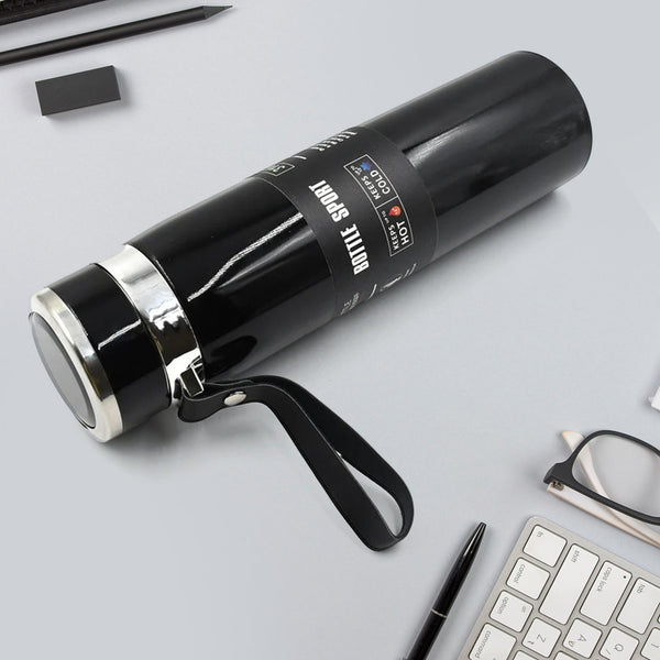 Double Stainless Steel Wall Flask Vacuum Insulated Water Bottle - Goyaldeal.com