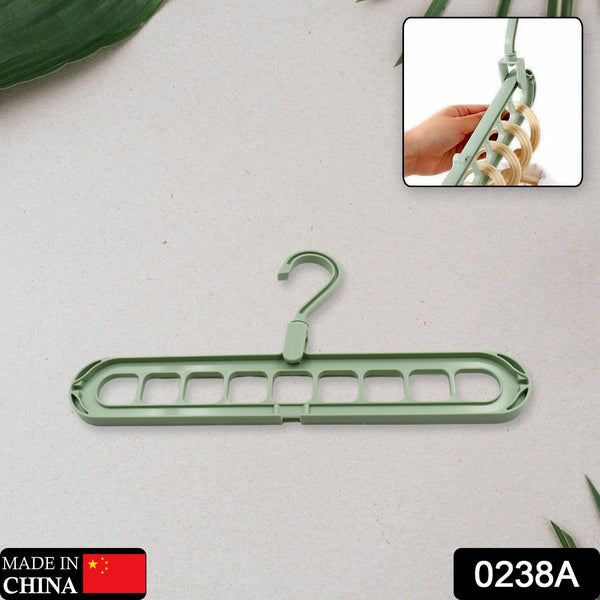 Plastic Hanging Hook - Multi-Hole Wardrobe Organizer for Clothes Storage & Display - Goyaldeal.com