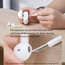 3 In 1 Earbuds Cleaning Pen For Cleaning Of Ear Buds And Ear Phones Easily Without Having Any Damage. - Goyaldeal.com