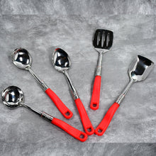 Stainless Steel Serving Spoon Set 5 pcs. - Goyaldeal.com