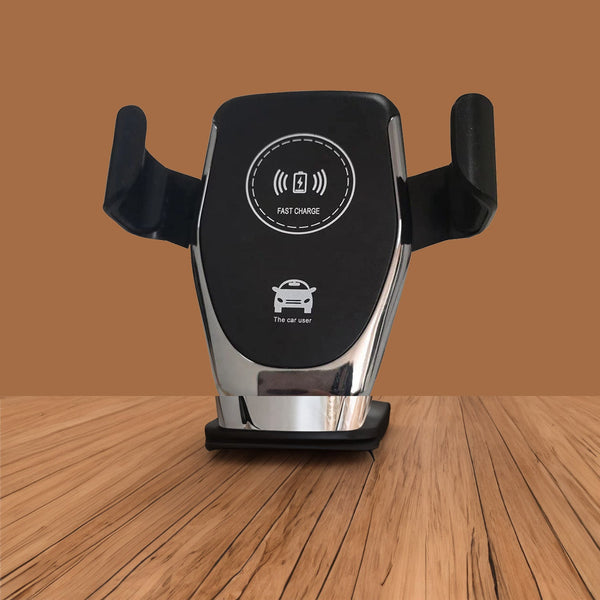 Car Phone Holder Wireless Car Charger 10W Qi Fast Charging Car Charger Gravity Auto Clamping 360Â° Rotation Air Vent Car Mount Holder - Goyaldeal.com