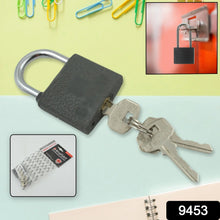 Iron lock, Brass Core and Thickened Black Iron Door Lock With 3 pc Keys for Home Dormitory, Waterproof Antirust Anti-theft locks Outdoor Gate Shed Locks Warehouse Small Iron Door Drawer Lock ( 37 mm ) - Goyaldeal.com