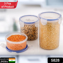 Leakproof & Airtight: 3 Pc Round Food Storage Set (500ml-1500ml) - Goyaldeal.com
