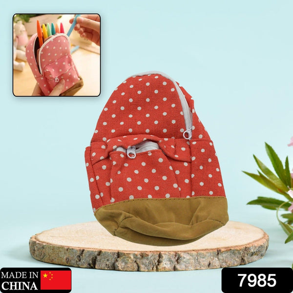 Reusable Multipurpose Washable Pouch Pen Pencil Stationary Case Travel, Boys & Girls Pouch with Zip, Cosmetic Makeup Pouch, Mini Backpack, Pen for Travel, School, Stationary - Goyaldeal.com