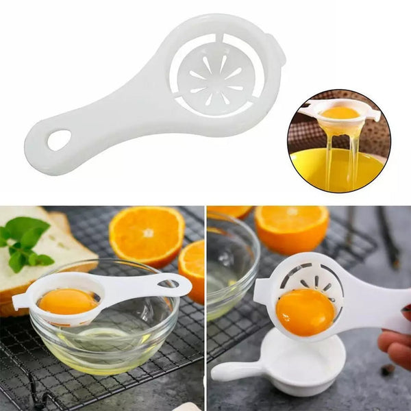 Egg Yolk Separator, Egg White Yolk Filter Separator, Egg Strainer Spoon Filter Egg Divider - Goyaldeal.com