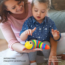 3D Rainbow Color Plastic Slug Fidget Toys, Stress Relieving Toy, Sensory Slug Toy for Boys and Girls, Finger slug Toy, for Autistic, Caterpillar Fidget Toys Stress Relief Gifts for Toddlers Kids Adults  (1 Pc) - Goyaldeal.com