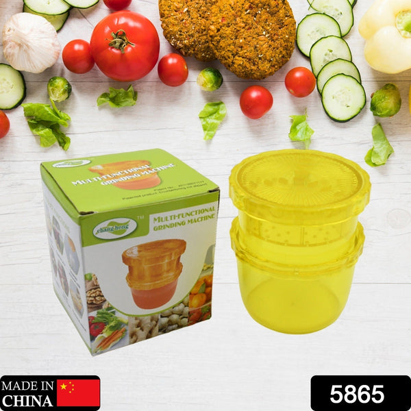 2-in-1 Manual Citrus Juicer & Grinder – Portable Ginger, Garlic, Fruit & Vegetable Squeezer for Healthy Juices & Salads - Goyaldeal.com