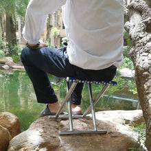 Folding Beach Tool Best Folding Stool Portable Travel Train Chair Outdoor Rest Seat Fishing Beach Picnic Hiking Backpacking Stool, Camping Fishing Hiking Picnic Garden (1 Pc ) - Goyaldeal.com
