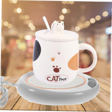 USB Warm Coaster Heated Coffee Mug Portable Office Desk Portable Cup, Heater Coffee Mug Warmer Electric Cup Warmer (1 Pc) - Goyaldeal.com