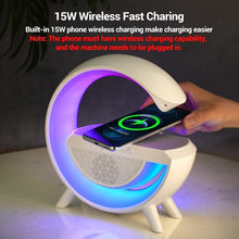 3-in-1 Multi-Function LED Night Lamp with Bluetooth Speaker, Wireless Charging, for Bedroom for Music, Party and Mood Lighting - Perfect Gift for All Occasions  blootuth speaker (Media Player) - Goyaldeal.com