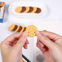 Biscuit-Shaped Erasers | Fun Rubber Stationery for Kids | Creative Birthday Gift Toy (6 Pcs Set) - Goyaldeal.com
