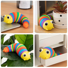 3D Rainbow Color Plastic Slug Fidget Toys, Stress Relieving Toy, Sensory Slug Toy for Boys and Girls, Finger slug Toy, for Autistic, Caterpillar Fidget Toys Stress Relief Gifts for Toddlers Kids Adults  (1 Pc) - Goyaldeal.com