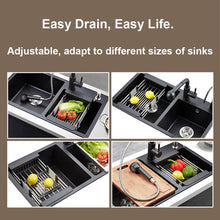 Stainless Steel Expandable Kitchen Sink Dish Drainer - Goyaldeal.com