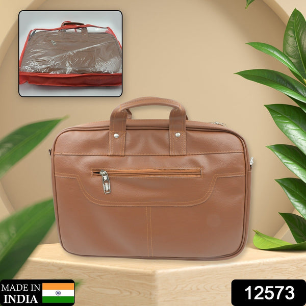 Multipurpose Bag, Shoulder Side Bag Office Laptop Faux Leather Executive Formal Laptop & MacBook Messenger / Office / Travel / Business / Shoulder / Hand / Sling Bag for Men Women with Multiple compartments - Goyaldeal.com