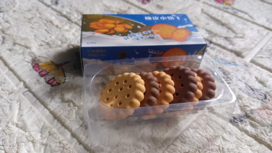 Biscuit-Shaped Erasers | Fun Rubber Stationery for Kids | Creative Birthday Gift Toy (6 Pcs Set) - Goyaldeal.com