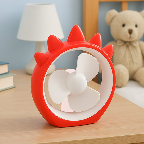 Mini Desktop Fan – Rechargeable USB Cooling Fan for Home, Office & Car (Battery Not Included) - Goyaldeal.com