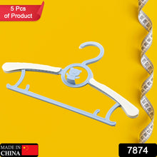 Large Adjustable Plastic Dress Hangers – Space-Saving & Lightweight (5 Pc) - Goyaldeal.com