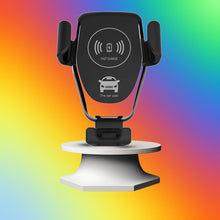 Car Phone Holder Wireless Car Charger 10W Qi Fast Charging Car Charger Gravity Auto Clamping 360Â° Rotation Air Vent Car Mount Holder - Goyaldeal.com