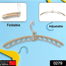 Portable Folding Clothes Hanger (1 Pc): 360° Rotation, Travel, Adjustable - Goyaldeal.com