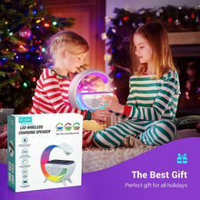 3-in-1 Multi-Function LED Night Lamp with Bluetooth Speaker, Wireless Charging, for Bedroom for Music, Party and Mood Lighting - Perfect Gift for All Occasions  blootuth speaker (Media Player) - Goyaldeal.com