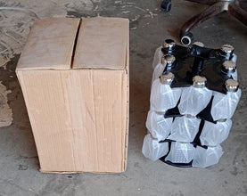 360° Revolving Spice Rack | 24-Piece Square Container Set | All-New Design for Condiments - Goyaldeal.com