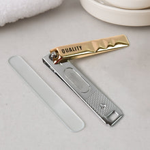 Cute Nail Clipper with Nail Catcher, Nail File - Stainless Steel (1 Pc)