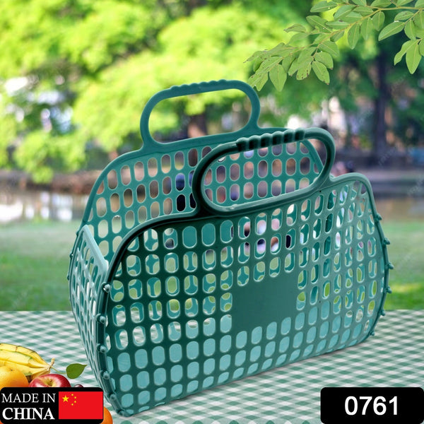 Grocery Vegetable Foldable Smiley Non-Woven Fabric Shopping Bag - Goyaldeal.com