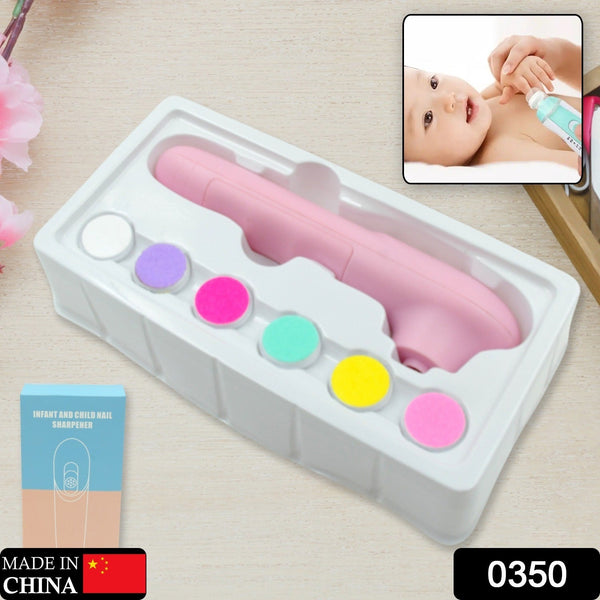 6 in1 Electric Manicure Nail Sharpener for Babies and Children Baby Nail Cutter Manicure with 6 Grinding Heads, Electric Baby Nail File Electric Nail Clipper Toddler Nail Scissors Dropshipping - Goyaldeal.com