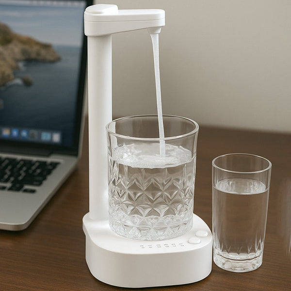 USB Charging Desktop Water Dispenser – Smart One Button Operation, Portable Water Pump for Home & Office - Goyaldeal.com