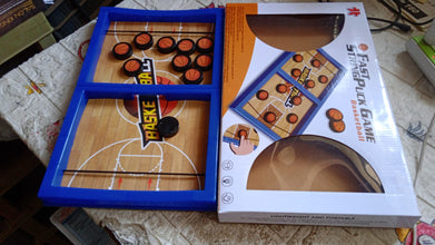 Fast Sling Basketball Puck Game Paced Table Desktop Battle Ice Hockey Game for Adults and Kids Parent-Child Winner Board Games Interactive Toy, Desktop Table Game - Goyaldeal.com