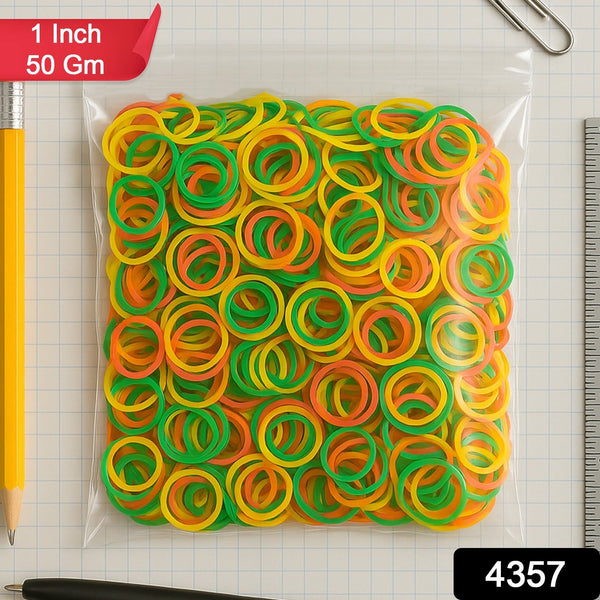 Rubber Band For Office/Home and Kitchen Accessories Item Products, Elastic Rubber Bands, Flexible Reusable Nylon Elastic Unbreakable, For Stationery, School  Multicolor (1 Inch, 50 GM), Hair accessories - Goyaldeal.com