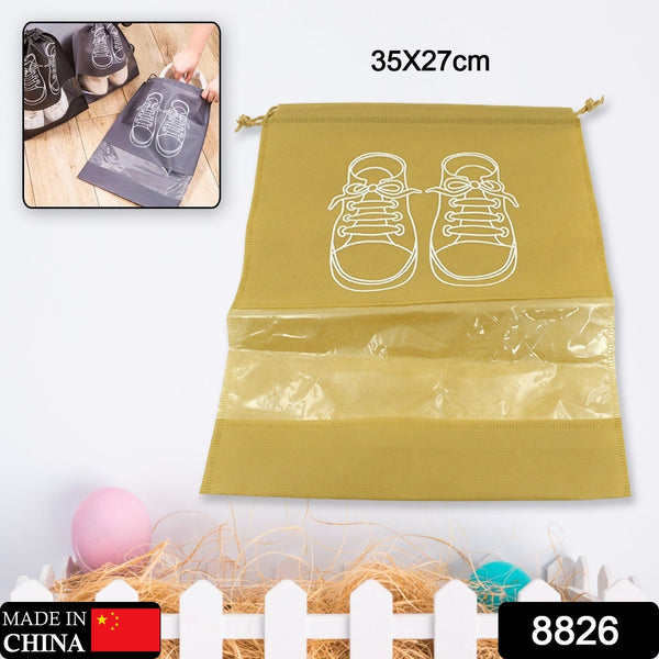 Beach Bag Shoes Storage Bag Closet Organizer Non-woven Travel Portable Bag Waterproof Pocket Clothing Classified Hanging Bag shoe bag luggage travel Portable Shoe Pouch Non Woven Transparent Window (1 Pc ) - Goyaldeal.com