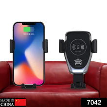 Car Phone Holder Wireless Car Charger 10W Qi Fast Charging Car Charger Gravity Auto Clamping 360Â° Rotation Air Vent Car Mount Holder - Goyaldeal.com