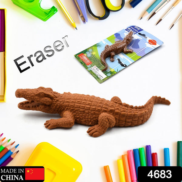 CROCODILE SHAPED ERASERS ANIMAL ERASERS FOR KIDS, CROCODILE ERASERS 3D ERASER, MINI ERASER TOYS, DESK PETS FOR STUDENTS CLASSROOM PRIZES CLASS REWARDS PARTY FAVORS - Goyaldeal.com