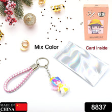 Cute Keychain With Card Gift - Keychain Accessories Key Chain Backpack Charms Car Keys Keychain for Kids Girls, Unicorn Toy and Charm Key- Chain for Bag  / Door Key- Ring / car Key- Ring / Party Favor (Mix Color & Design 1 Pc ) - Goyaldeal.com
