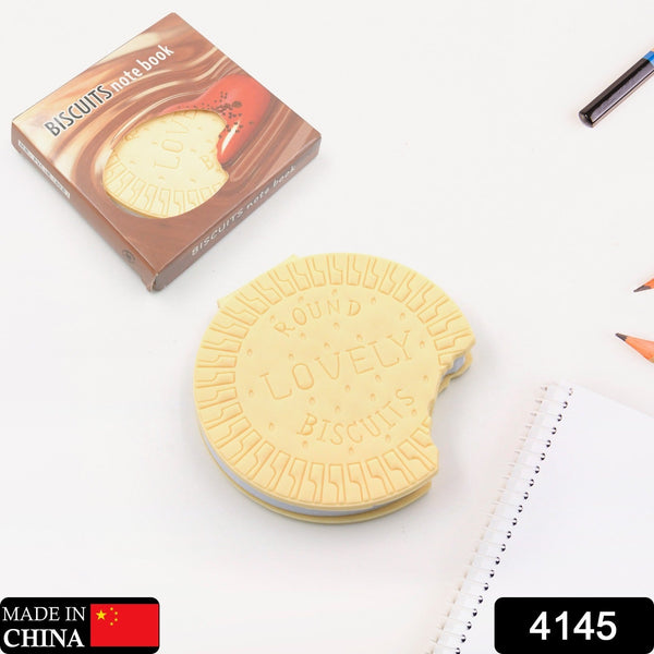 Round Biscuit-Scented Notebook – Fun Writing Copybook (1 Pc) - Goyaldeal.com