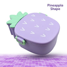 Pineapple Shaped Lunch Box with Compartments Lunch Food Container with Box Portable Lid School & Kids Lunch Box - Goyaldeal.com