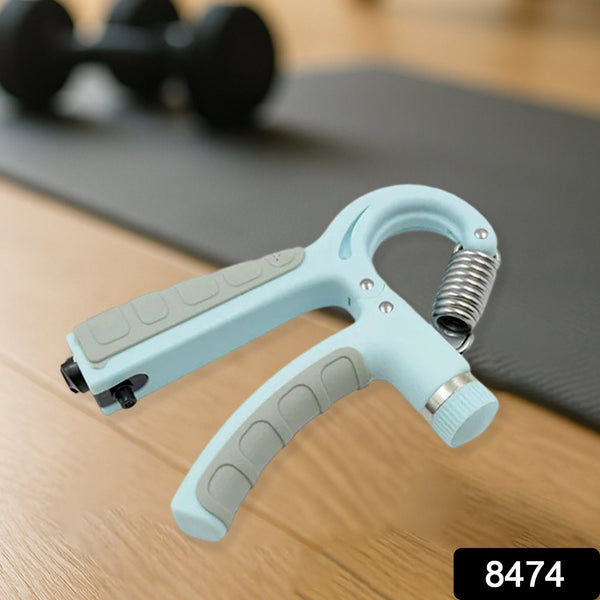 Gym Fitness Hand Grip Men Adjustable Finger Heavy Exerciser Strength for Muscle Recovery Hand Gripper Trainer strengthener (1 Pc) - Goyaldeal.com