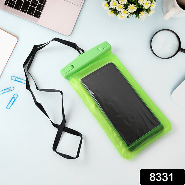Waterproof Phone Pouch Bag, Clear Underwater Cellphone Dry Bag Protection Cover Bag for Beach Swimming Pool & Camping For all Mobile - Goyaldeal.com