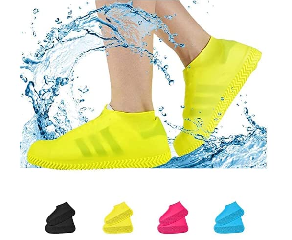 Small Silicone Shoe Covers: Waterproof & Anti-Skid for Rain & Bike - Goyaldeal.com