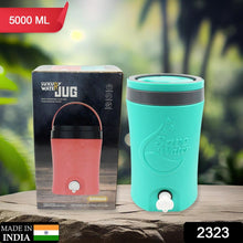 Multicolored 5L Water Rover Jug: Insulated Plastic Jug with Sturdy Handle - Goyaldeal.com