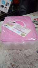 2Layer, 32 Grid Egg Tray with Lid Egg Carrier Holder for Refrigerator, Camping Food Storage Container with Handle (1 Pc ) - Goyaldeal.com